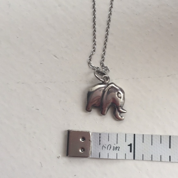 Silver Elephant Necklace - Picture 1 of 5